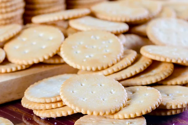 Close up crackers — Stock Photo, Image