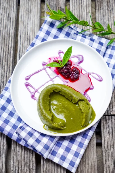 Green tea cake — Stock Photo, Image