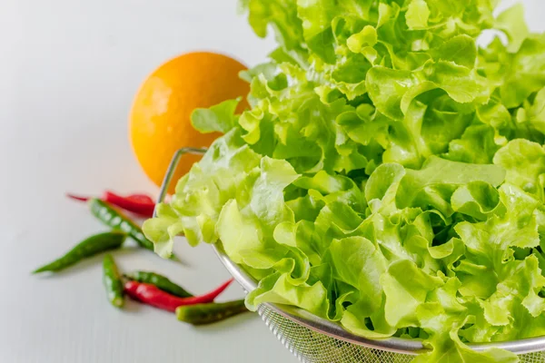 Färsk sallad skål — Stockfoto