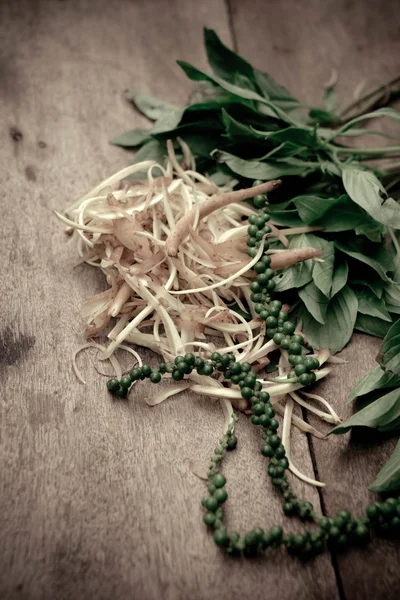 Smažené škeble s chilli — Stock fotografie