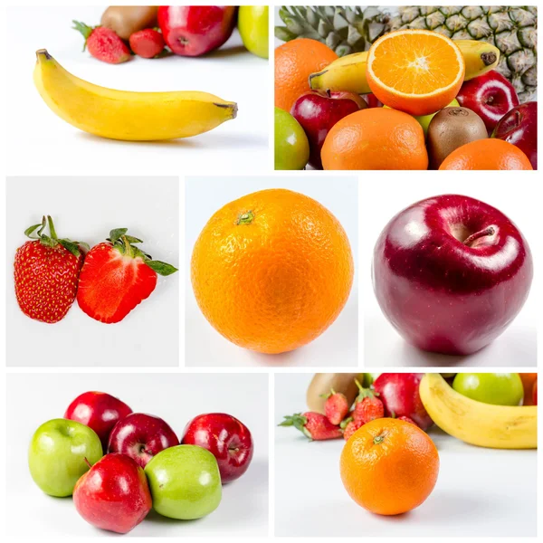 Muchas frutas fondo — Foto de Stock