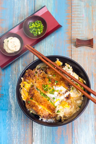 Pão japonês carne de porco frita — Fotografia de Stock