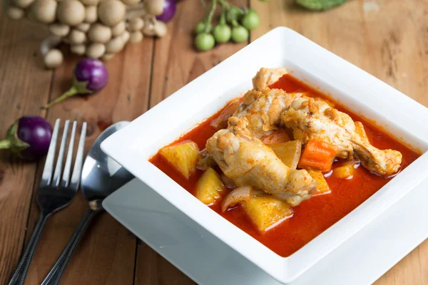 Massaman chicken curry — Stock Photo, Image