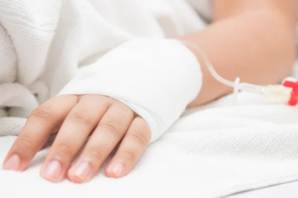 Hands of patients — Stock Photo, Image