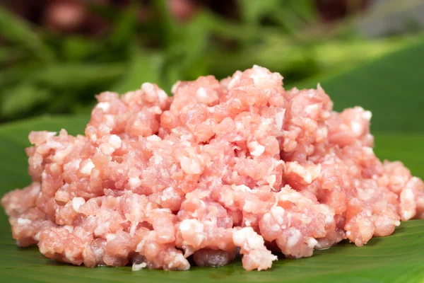 Carne de porco picada — Fotografia de Stock