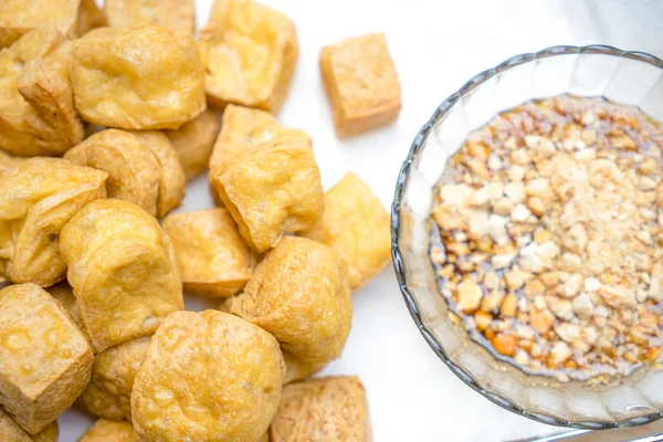 Smažené tofu — Stock fotografie