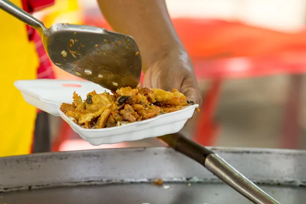 Seller meal boxes — Stock Photo, Image