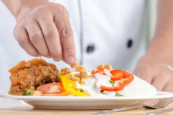 Salada de legumes saudável — Fotografia de Stock