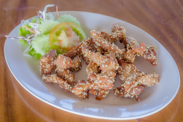 Fried pork — Stock Photo, Image