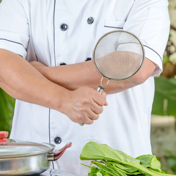 Chef. — Foto de Stock