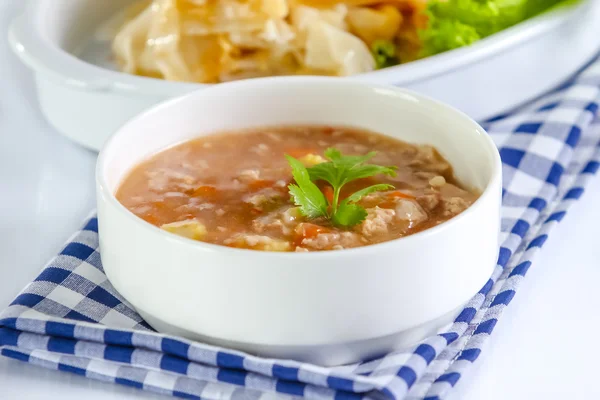 Sopa de tomate — Fotografia de Stock