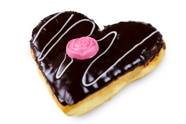 Kalp şeklindeki çörek