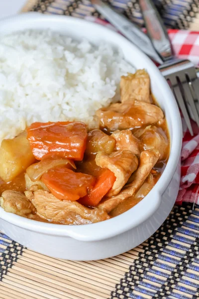 Fläskkött curry — Stockfoto