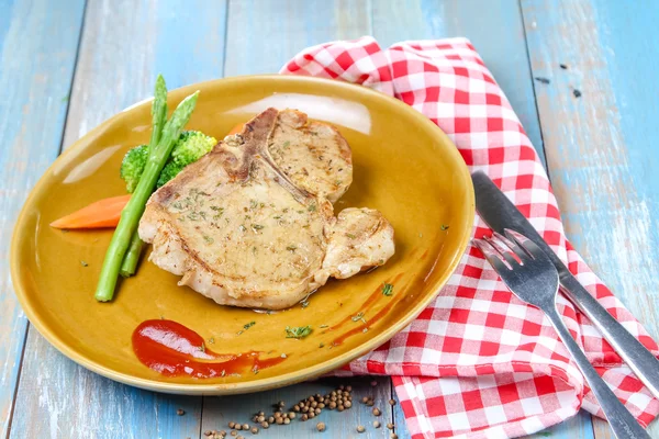 Schweinesteak — Stockfoto