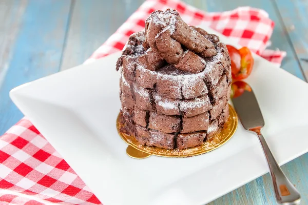 Bolo de chocolate — Fotografia de Stock