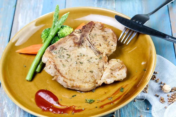 Schweinesteak — Stockfoto