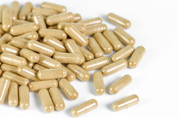 Herbal in capsules — Stock Photo, Image