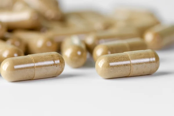 Herbal in capsules — Stock Photo, Image