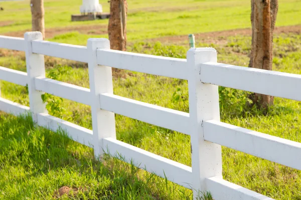 White picket fence — Stock Photo, Image