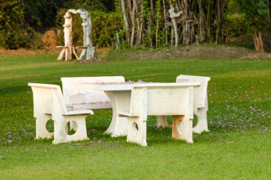 Mermer masa sandalye 