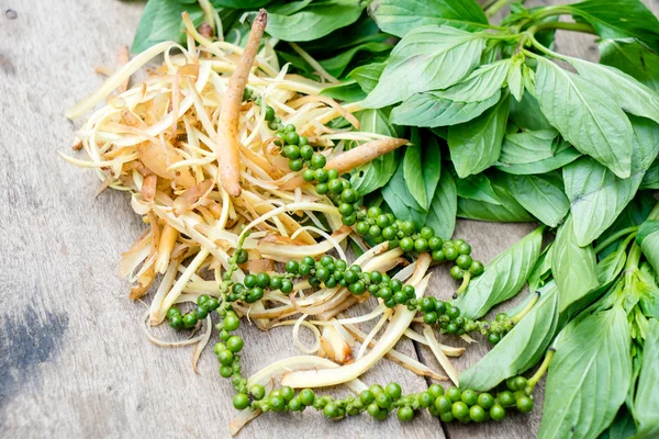 Smažené škeble s chilli — Stock fotografie