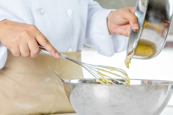 Making banana cake — Stock Photo, Image