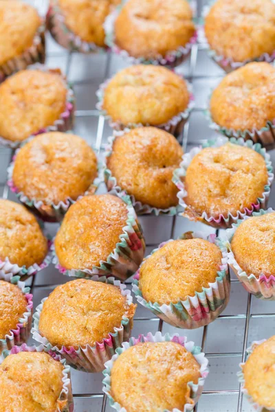 Bananen cup cake — Stockfoto