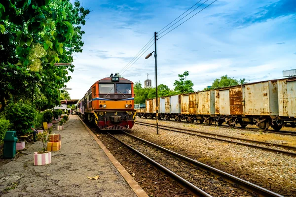 Trenes en Tailandia — Foto de Stock