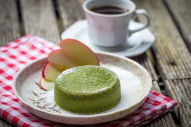 yeşil çay pasta