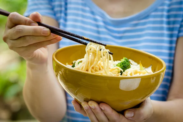 麺の丼 — ストック写真