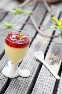 tatlı panna cotta