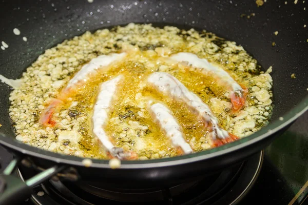 Tempura krewetki smażone — Zdjęcie stockowe