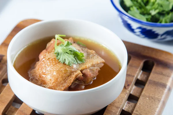 Hühnersuppe Kräuter — Stockfoto