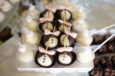 Cupcakes renkli güzel aranjman