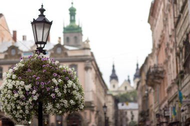 Eski şehir sokak lambası