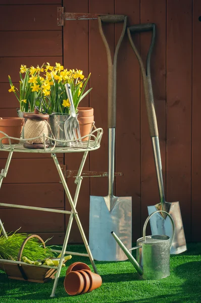 Concepto de tiempo de jardinería — Foto de Stock