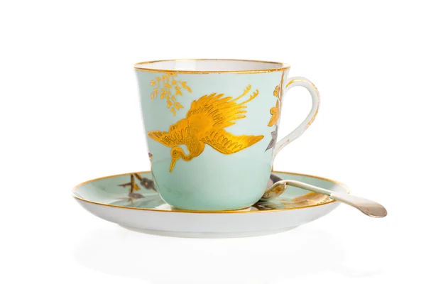 Antique Cup & Saucer — Stock Photo, Image