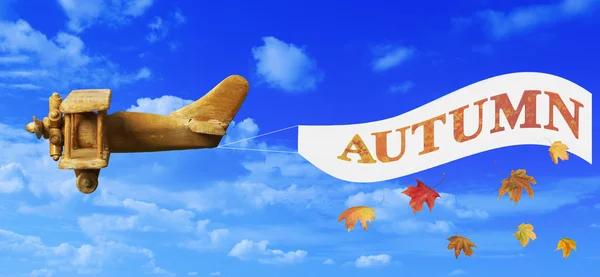 Autumn Advertising Banner — Stock Photo, Image