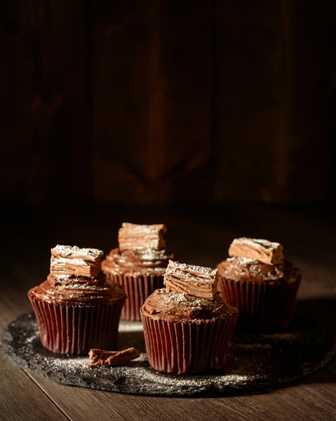 Pasteles de chocolate ricos — Foto de Stock