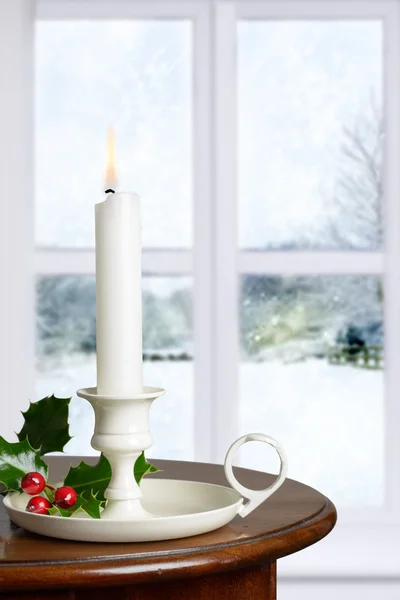 Christmas Candle — Stock Photo, Image