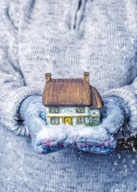 Kar yağışı ile yazlık