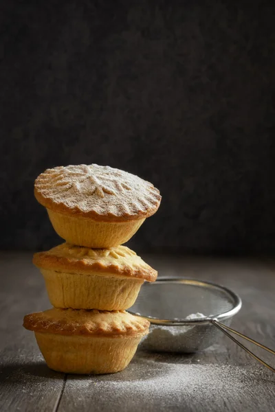 Pie de pastel de carne picada —  Fotos de Stock