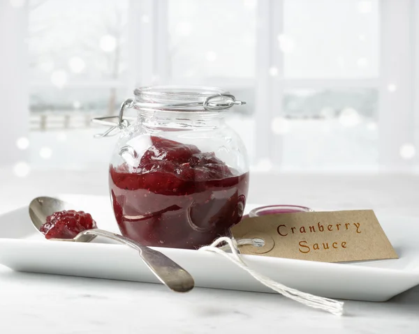 Cranberry saus — Stok Foto