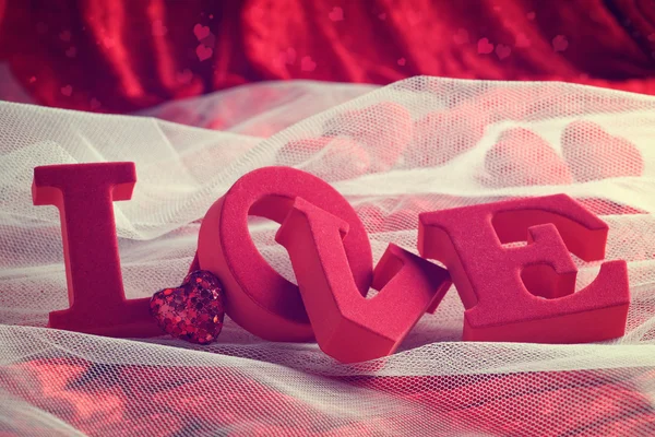 Love With Hearts — Stock Photo, Image
