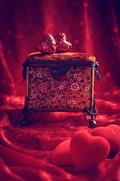 Antique Jewel Casket — Stock Photo, Image