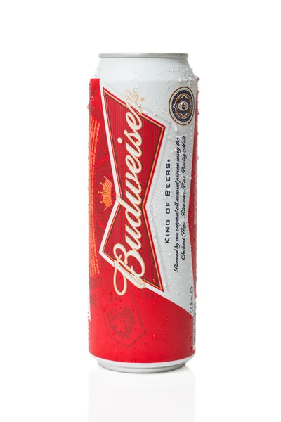 Can of Budweiser Beer — Stock Image Can of Budweiser Beer Stock Photo