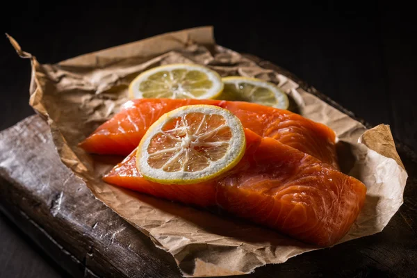 Zalmfilets — Stockfoto