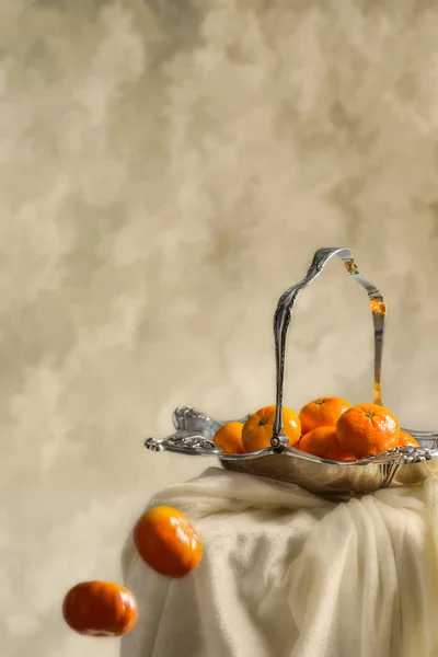 Falling Oranges — Stock Photo, Image