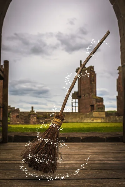 Escoba de brujas — Foto de Stock