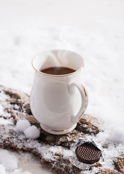 Bebida de chocolate quente — Fotografia de Stock